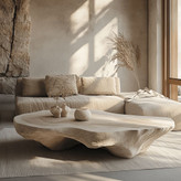میز وسط صخره